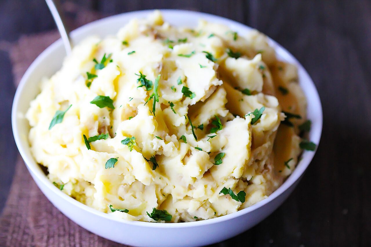 hummus mashed potatoes 1