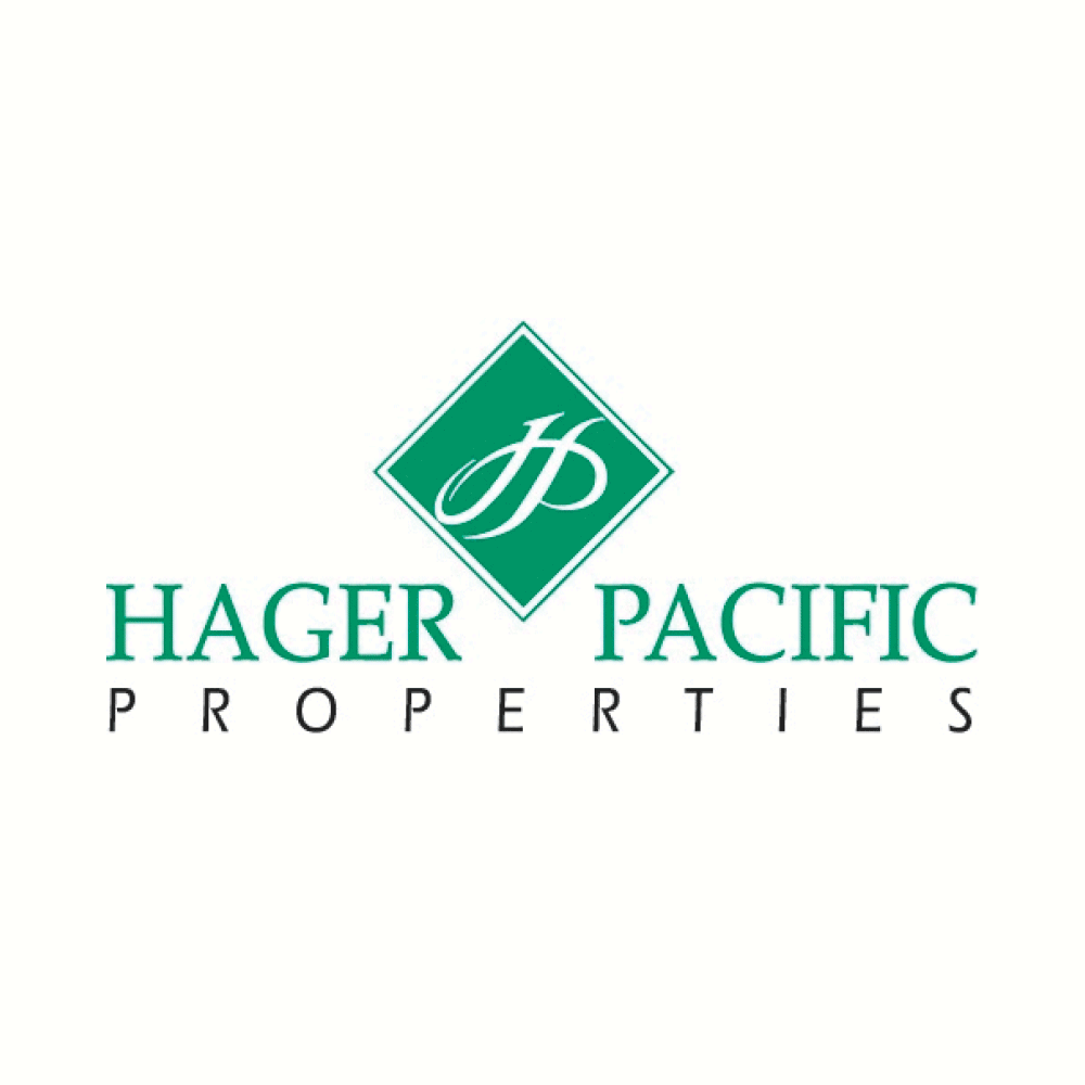 hager pacific properties logo evolution, branding agency, real estate creative agency