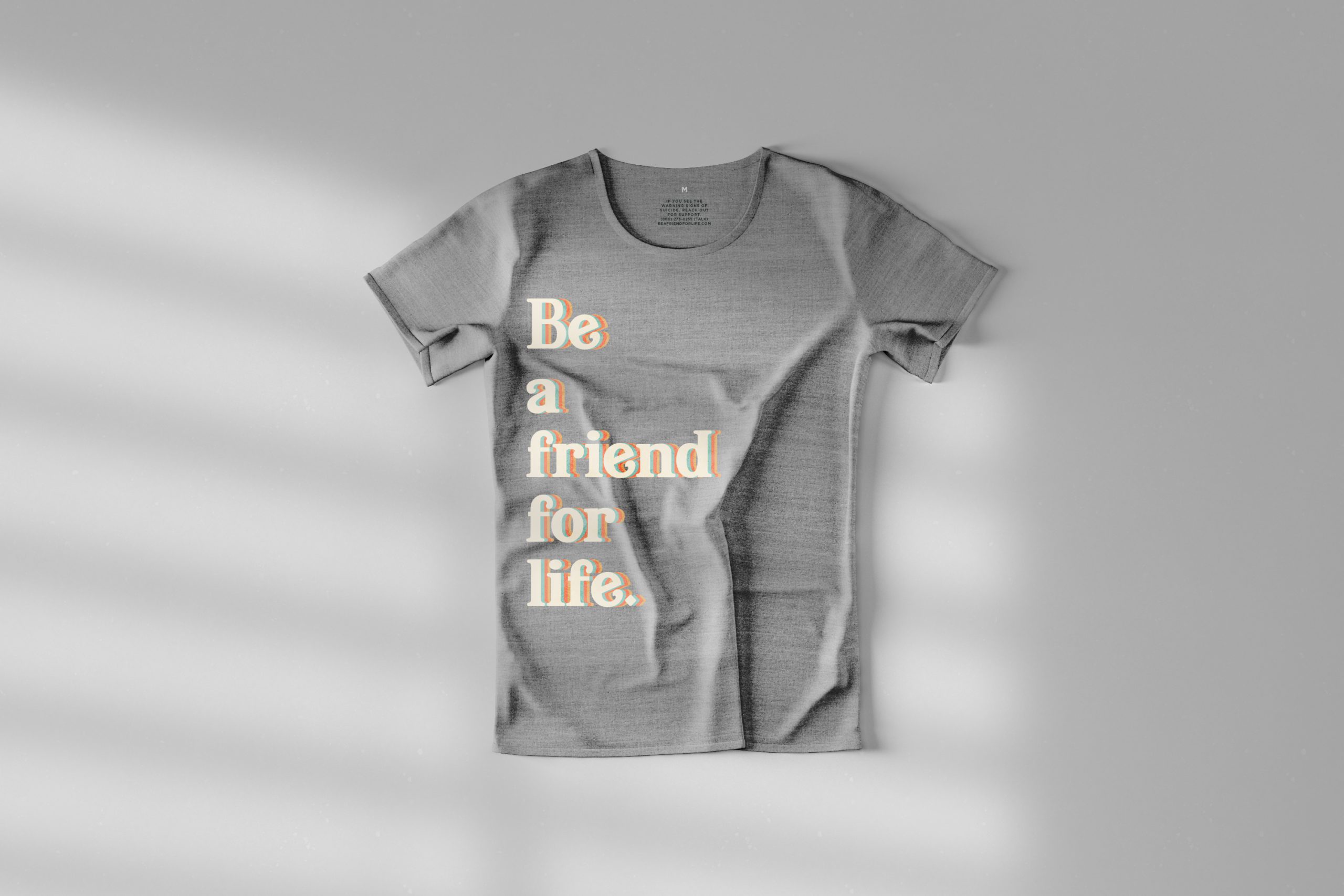 Orange County Health Care Agency youth suicide prevention campaign tshirt & promotional materials, creative agency