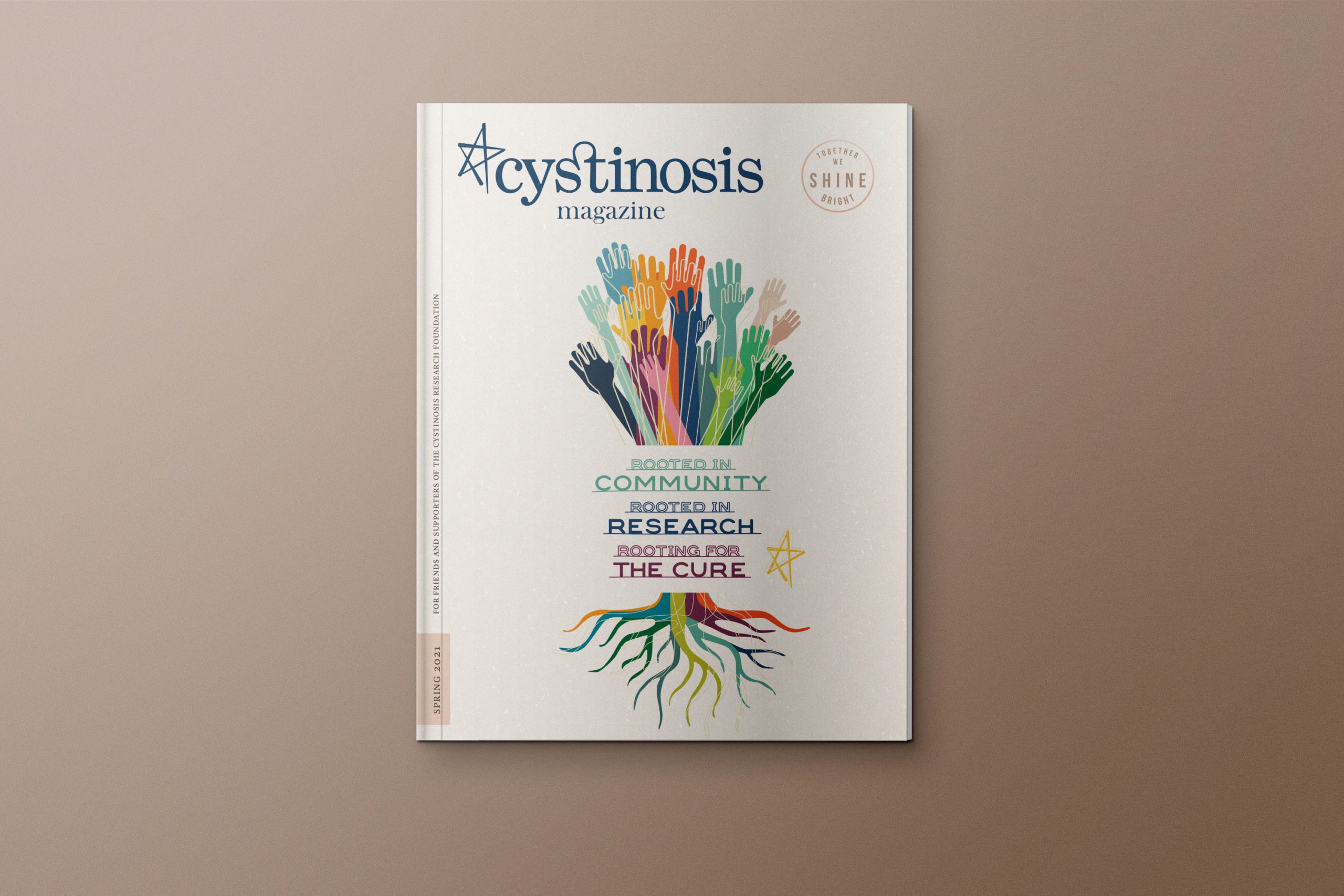 Cystinosis Research Foundation Magazine, creative agency, marketing