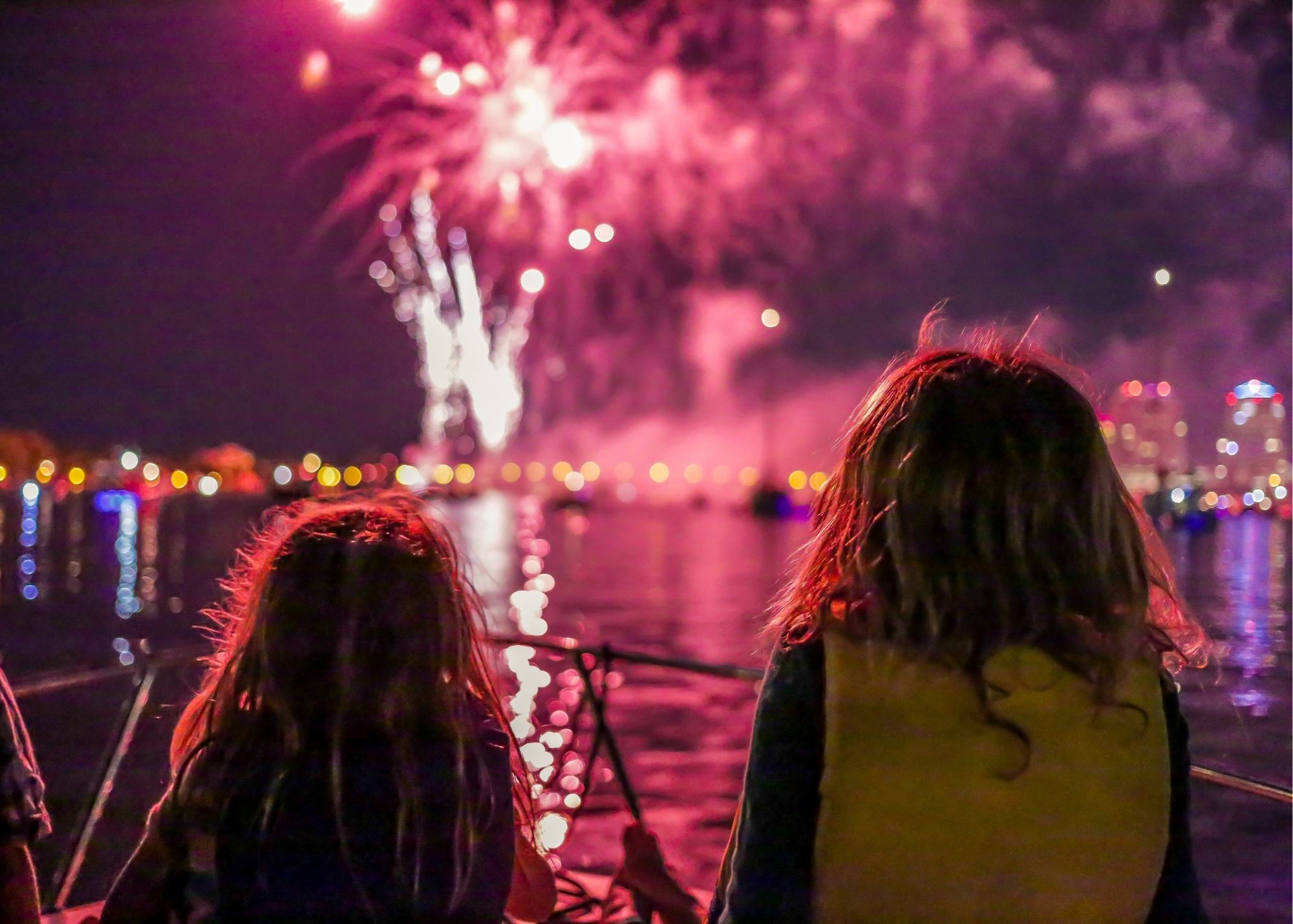 Fourth of July fireworks in Southern California
