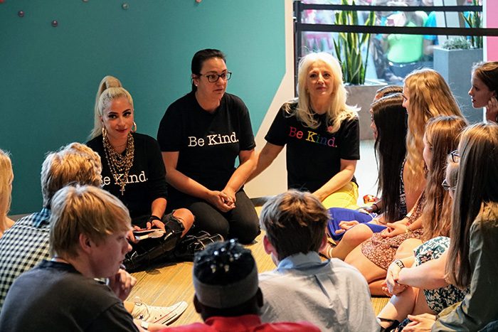 san diego mayor partners with lady gaga foundation called be kind