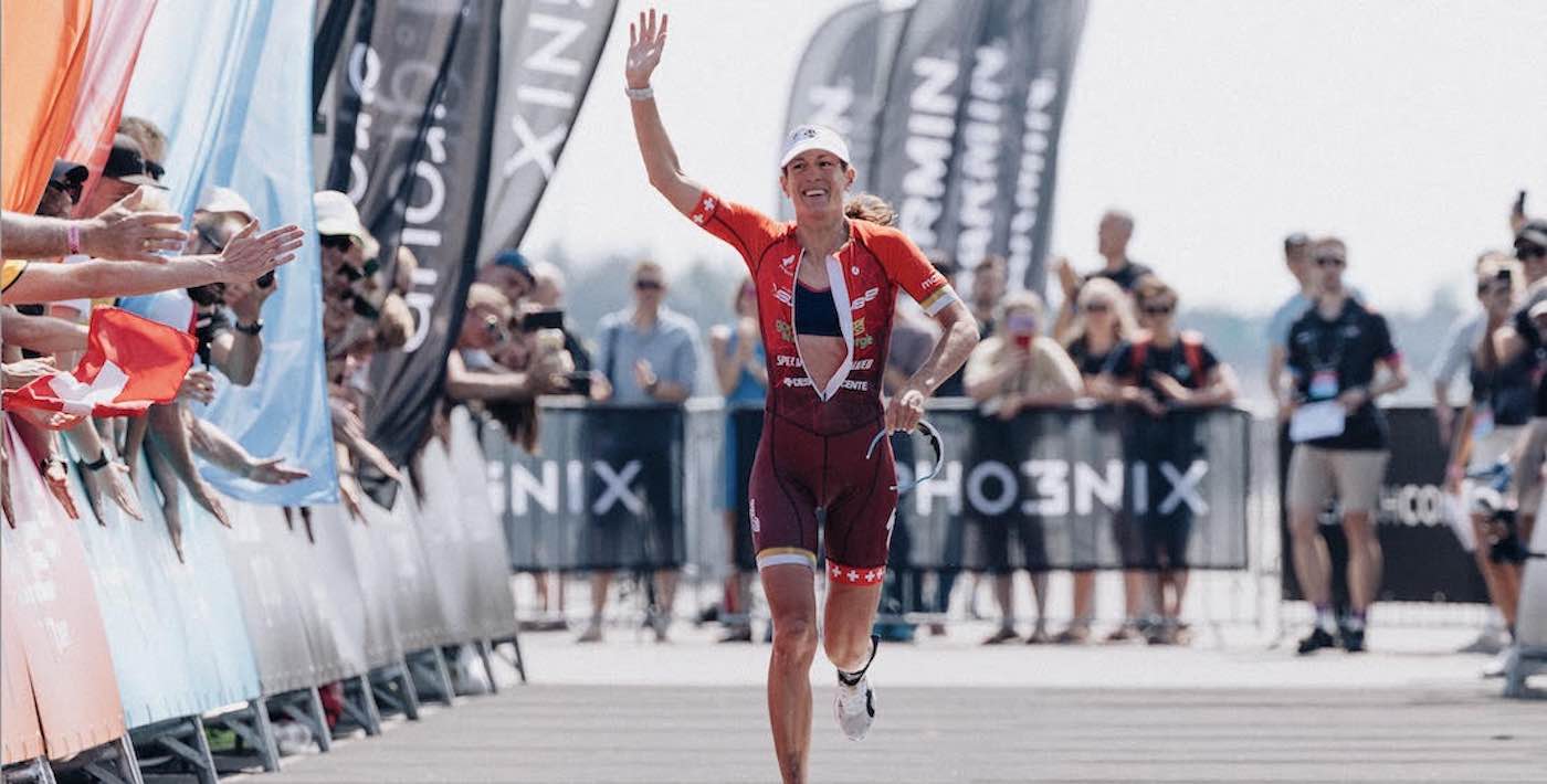 Nicola Spirig at Pho3nix Sub8 woman runner triathlon athlete victory credit MANA released by On 1