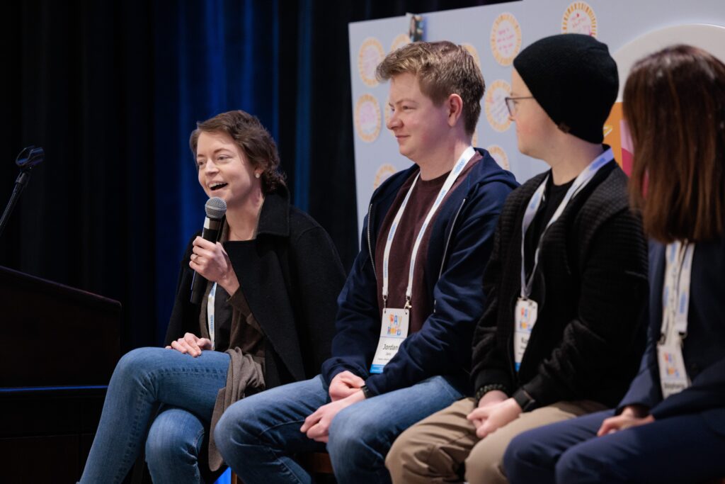 Day of Hope 2023 556 Natalie speaking at Day of Hope