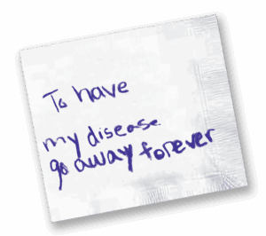 Napkin message Napkin message