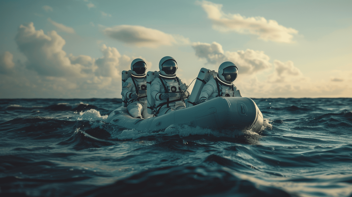 revere2020 astronauts in an inflatable boat out in the middle 8fde085c 48ff 4b33 adb7 0b06e9d4d160 1