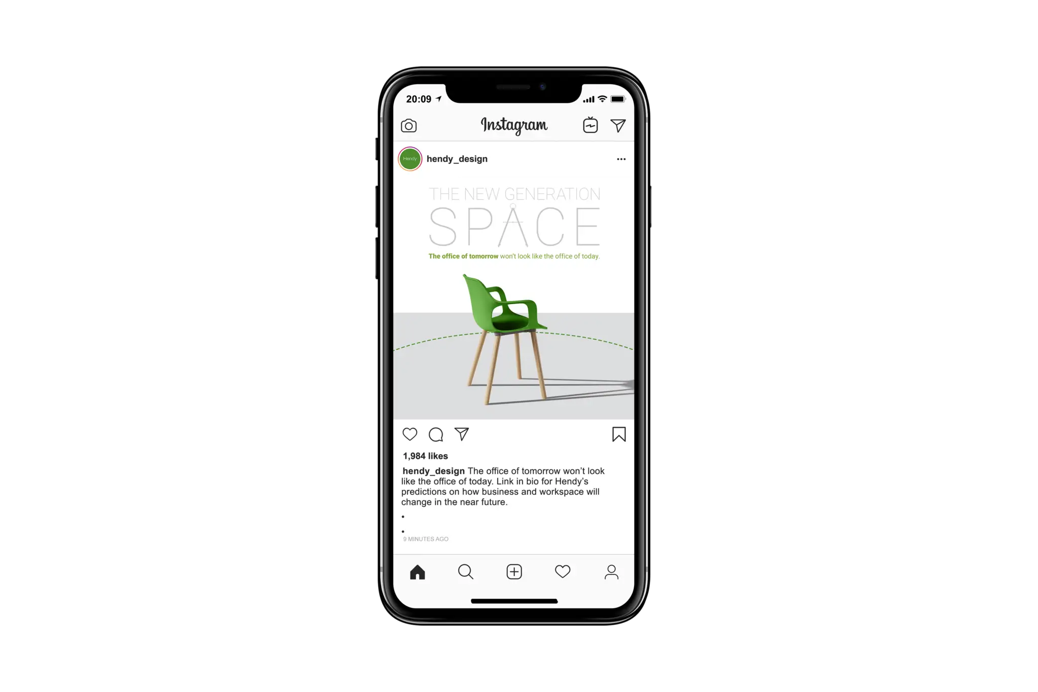 Hendy Instagram Mockup 2048x1365 1