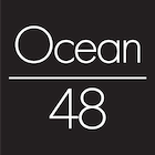 Ocean 48 Logo White on Black 1