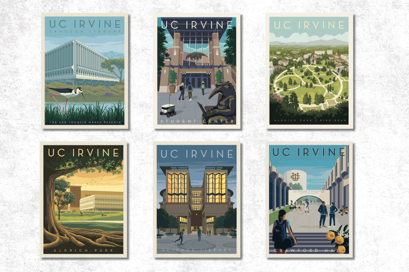As part of UC Irvine’s 60th anniversary celebration, Idea Hall partnered with the university to develop a collectible poster series.